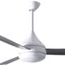 5_52" Matthews Fan Donaire Gloss White Finish LED Light Ceiling Fan more views