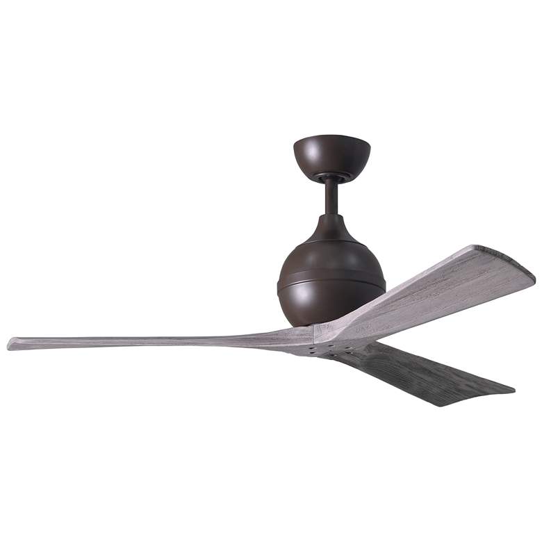 Image 1 52" Matthews Irene-3 Damp Textured Bronze Barnwood Fan with Remote