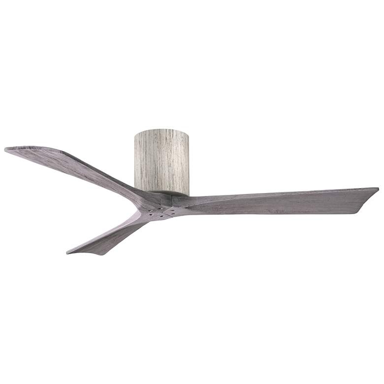 Image 1 52" Matthews Irene 3H Barnwood Remote Hugger Ceiling Fan