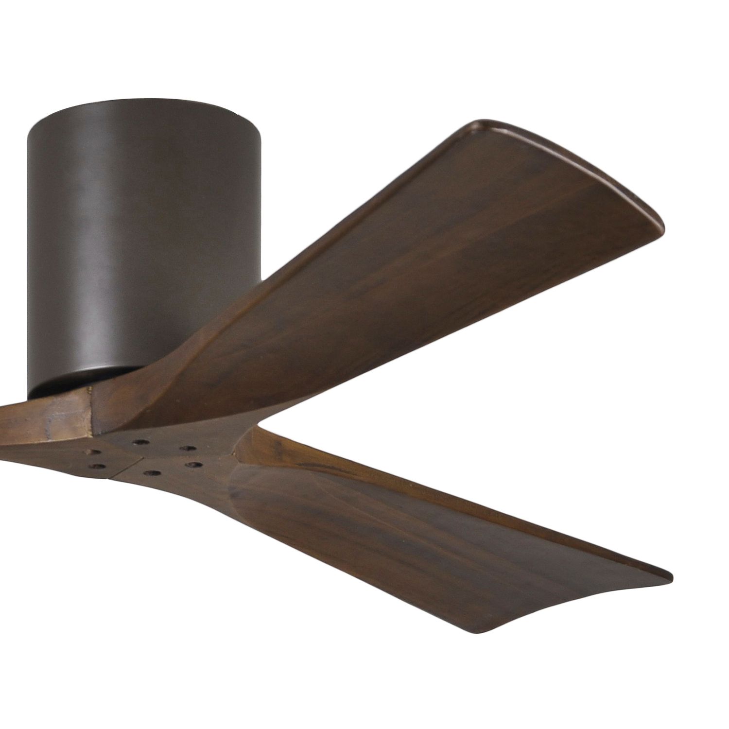 Image 4 52" Matthews Irene-3H Bronze-Walnut Damp Hugger Fan with Remote more views