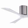 3_52" Matthews Irene 3H Pewter and White Remote Hugger Ceiling Fan more views