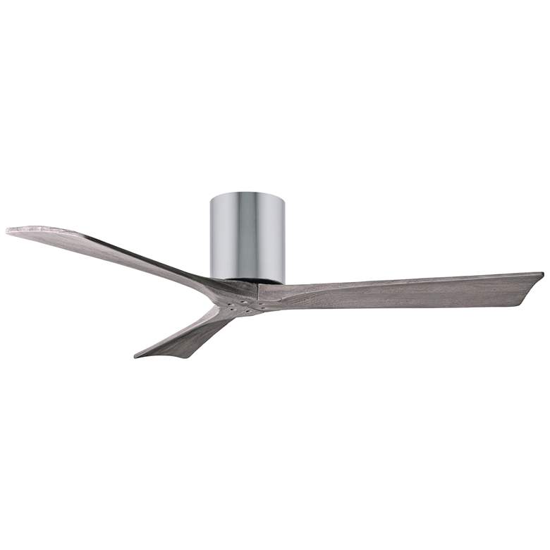 Image 2 52 inch Matthews Irene-3H Polished Chrome Hugger Ceiling Fan with Remote