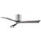 52" Matthews Irene-3H Polished Chrome Hugger Ceiling Fan with Remote