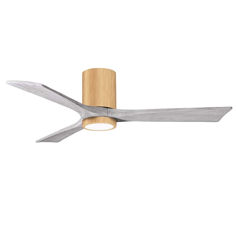 Image 2 52" Matthews Irene-3HLK Damp LED Maple Barnwood Fan with Remote more views