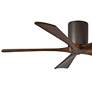 4_52" Matthews Irene-5H Bronze and Walnut Hugger Ceiling Fan with Remote more views