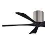 3_52" Matthews Irene-5H Pewter and Black Hugger Ceiling Fan with Remote more views