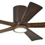 6_52" Matthews Irene-5HLK Bronze Hugger Ceiling Fan with LED and Remote more views