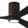 2_52" Matthews Irene Three Blade Bronze/BlackHugger LED Ceiling Fan more views
