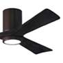 3_52" Matthews Irene Three Blade Bronze/BlackHugger LED Ceiling Fan more views