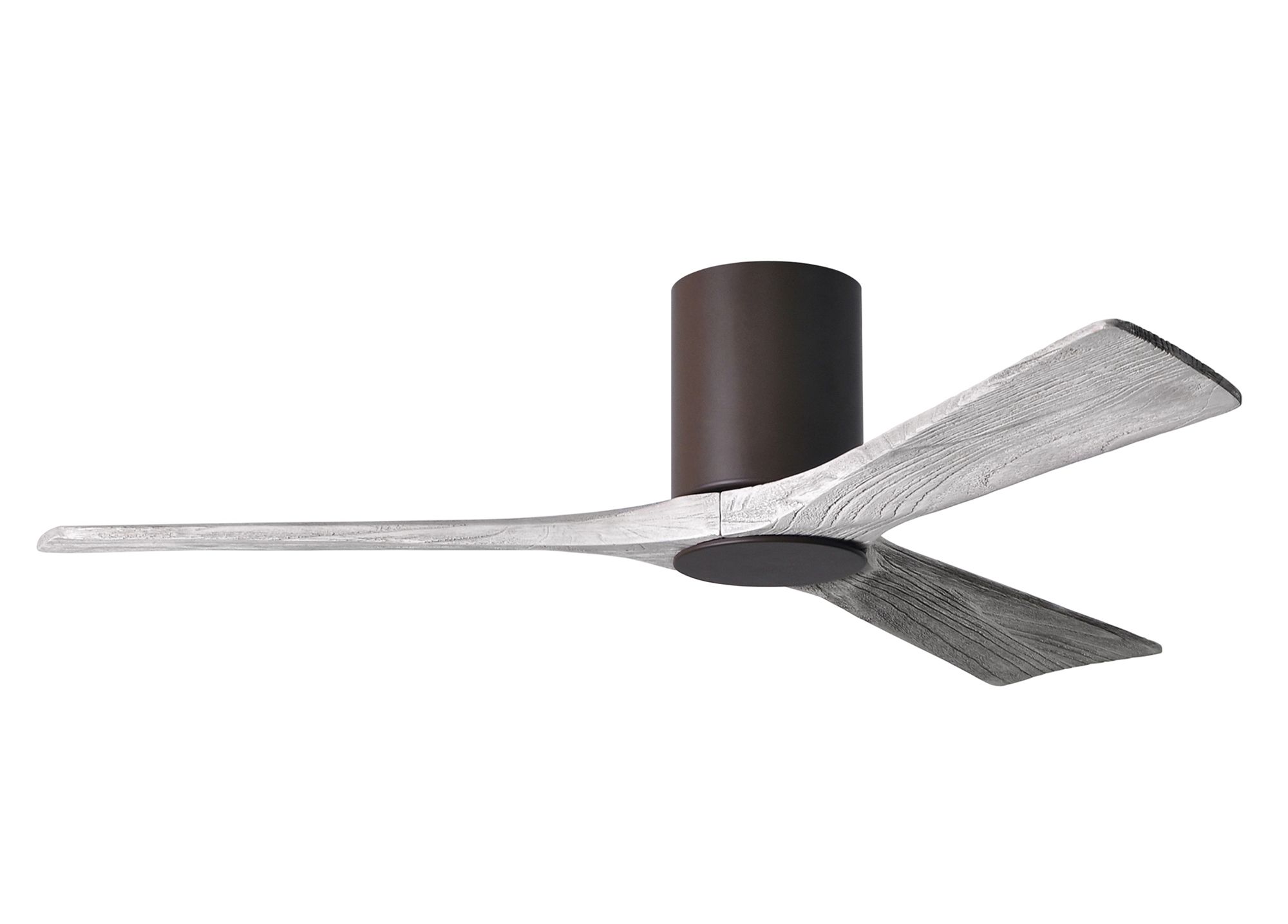 Image 2 52" Matthews Irene Three Blade Bronze/Wood Hugger LED Ceiling Fan more views
