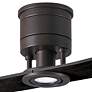 52" Matthews Lindsay Bronze Black LED Damp Ceiling Fan with Remote