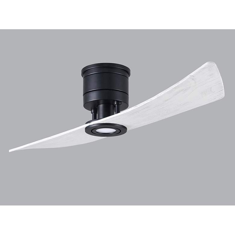 Image 3 52" Matthews Lindsay LED Black and White Modern 2-Blade Ceiling Fan more views