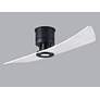 3_52" Matthews Lindsay LED Black and White Modern 2-Blade Ceiling Fan more views