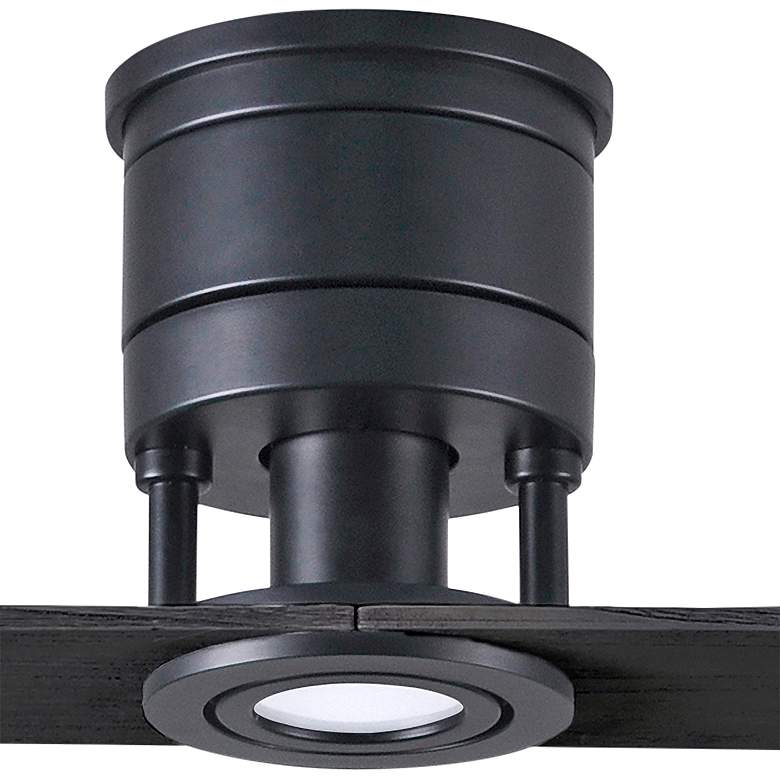 Image 3 52" Matthews Lindsay Matte Black LED Ceiling Fan more views