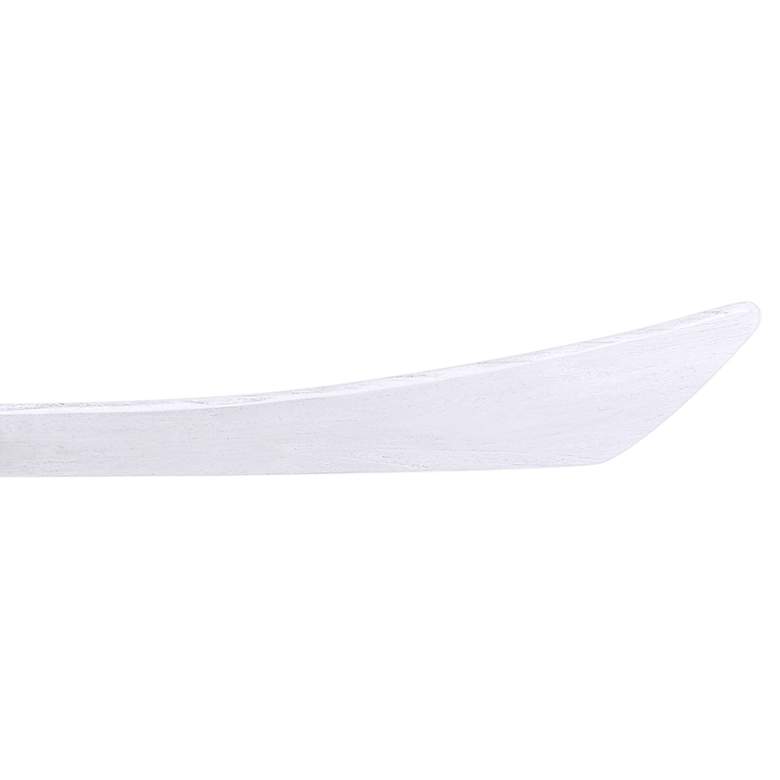 Image 4 52" Matthews Lindsay Matte White LED Damp Ceiling Fan with Remote more views