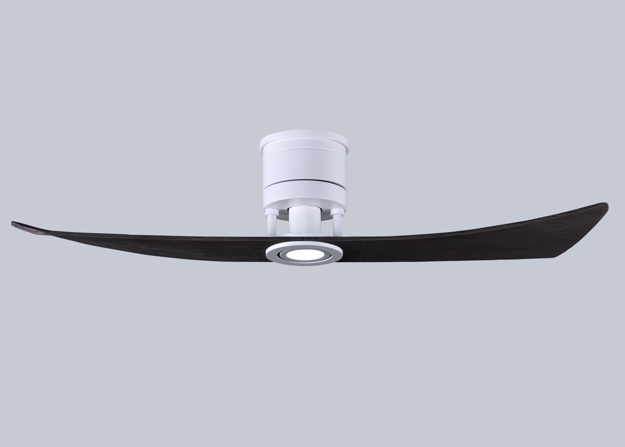 Image 5 52" Matthews Lindsay White and Black LED Damp Ceiling Fan with Remote more views