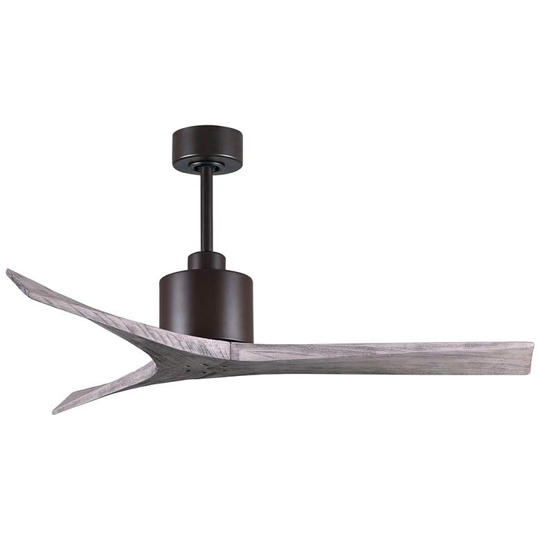 Image 2 52" Matthews Mollywood Bronze Barnwood Damp Outdoor Fan with Remote