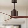 5_52" Matthews Mollywood Bronze Walnut Damp Rated Fan with Remote more views