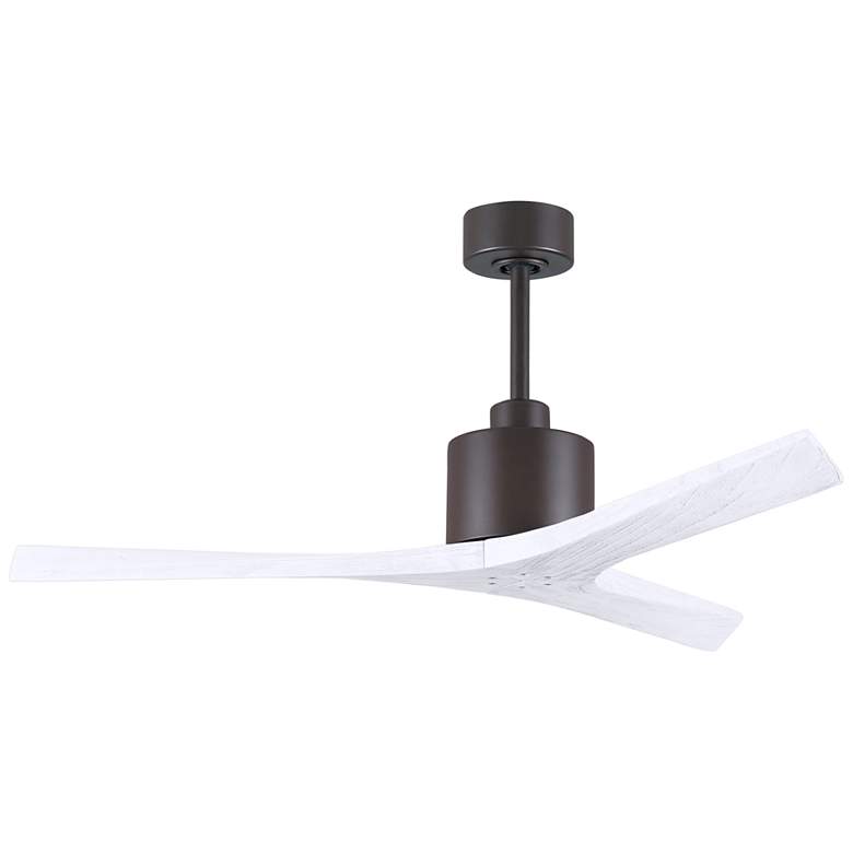 Image 5 52" Matthews Mollywood Bronze White Outdoor Ceiling Fan with Remote more views
