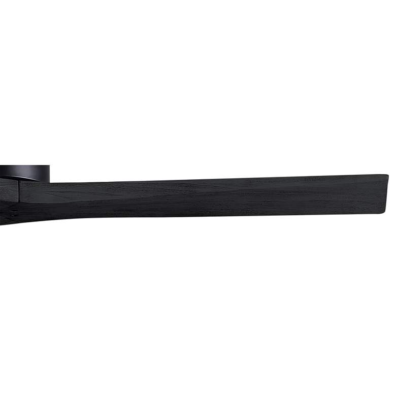 Image 4 52" Matthews Mollywood Matte Black Outdoor Ceiling Fan with Remote more views