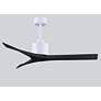 7_52" Matthews Mollywood Matte White Black Damp Rated Fan with Remote more views