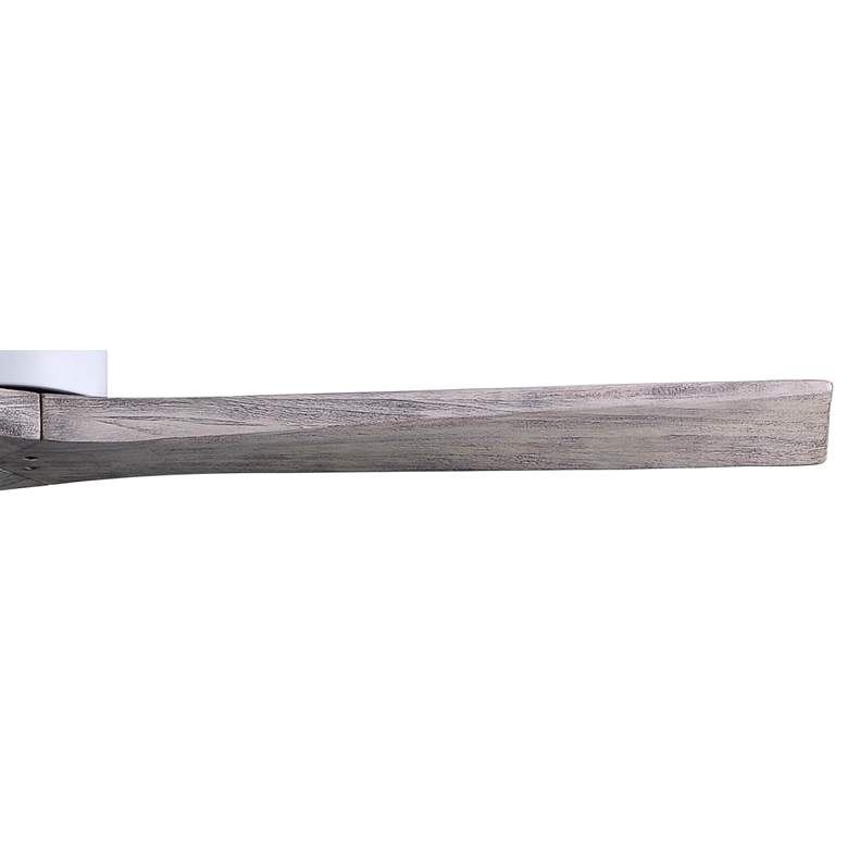 Image 4 52" Matthews Mollywood White Barnwood Damp Ceiling Fan with Remote more views