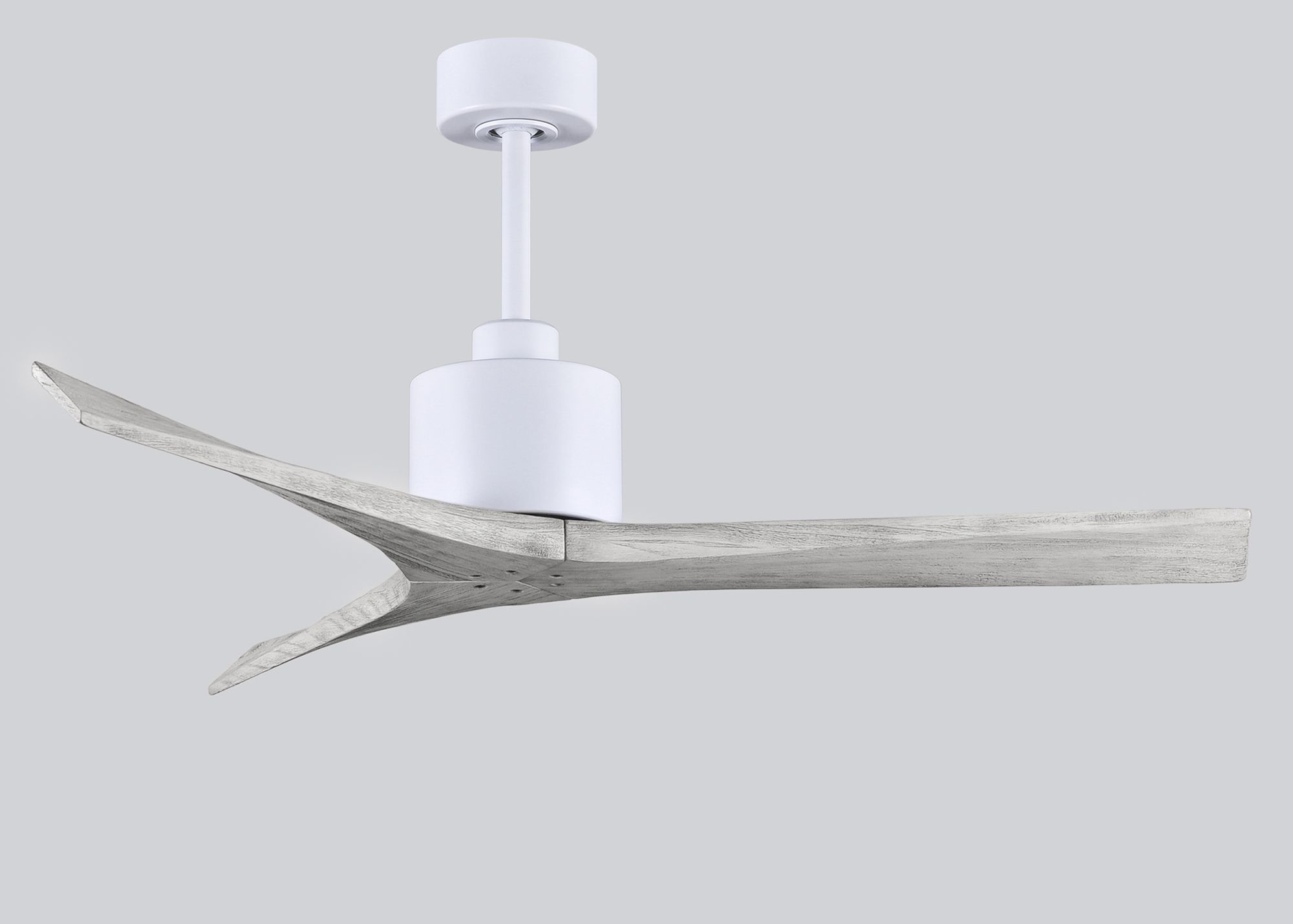 Image 6 52" Matthews Mollywood White Barnwood Damp Ceiling Fan with Remote more views