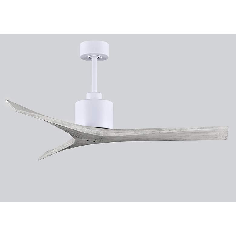Image 6 52" Matthews Mollywood White Barnwood Damp Ceiling Fan with Remote more views