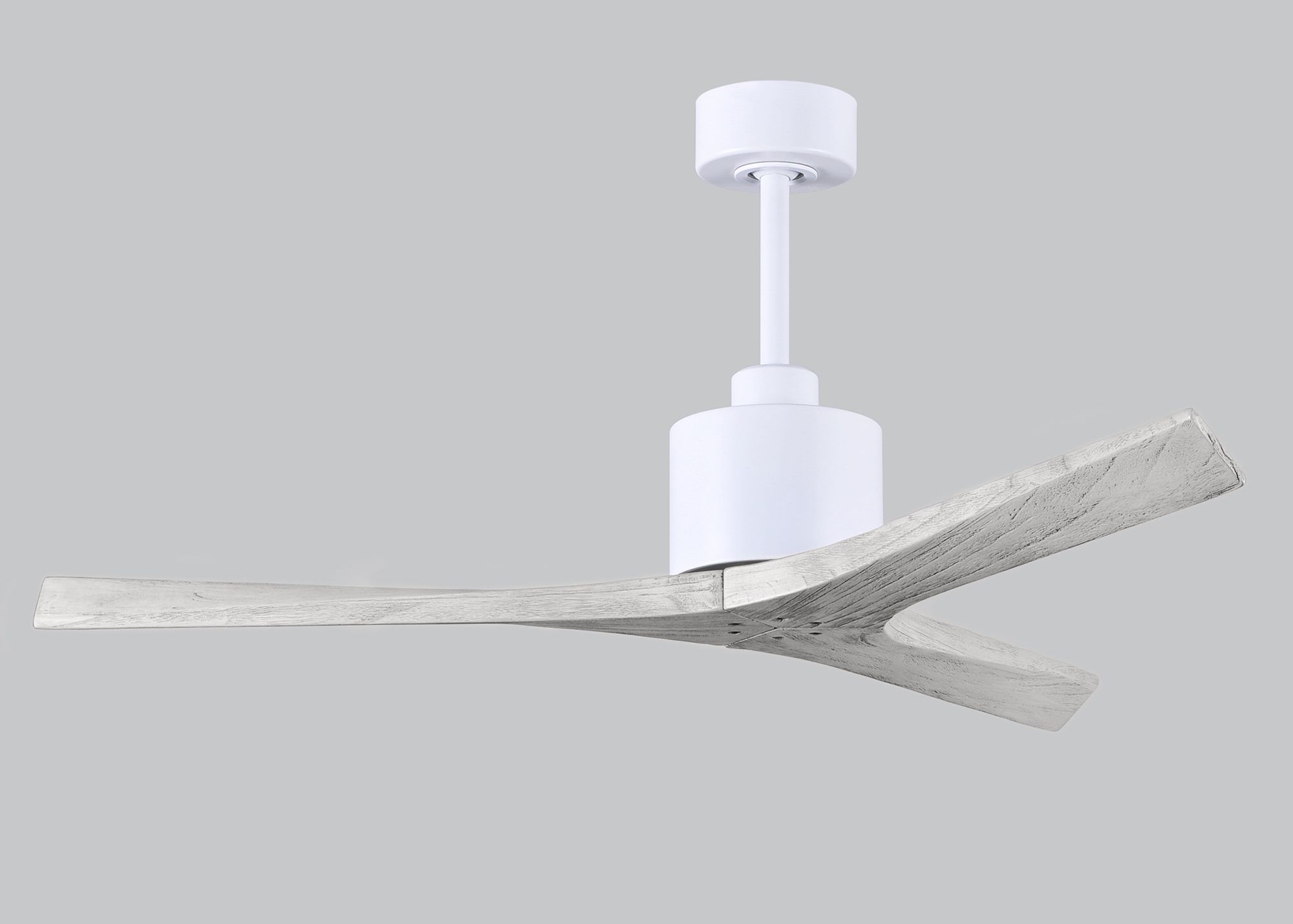 Image 7 52" Matthews Mollywood White Barnwood Damp Ceiling Fan with Remote more views