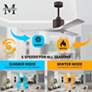 6_52" Matthews Nan Bronze and Barnwood Outdoor Ceiling Fan with Remote more views