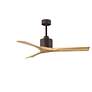 2_52" Matthews Nan Bronze and Maple Outdoor Ceiling Fan with Remote more views