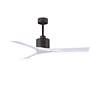 2_52" Matthews Nan Bronze and White Outdoor Ceiling Fan with Remote more views
