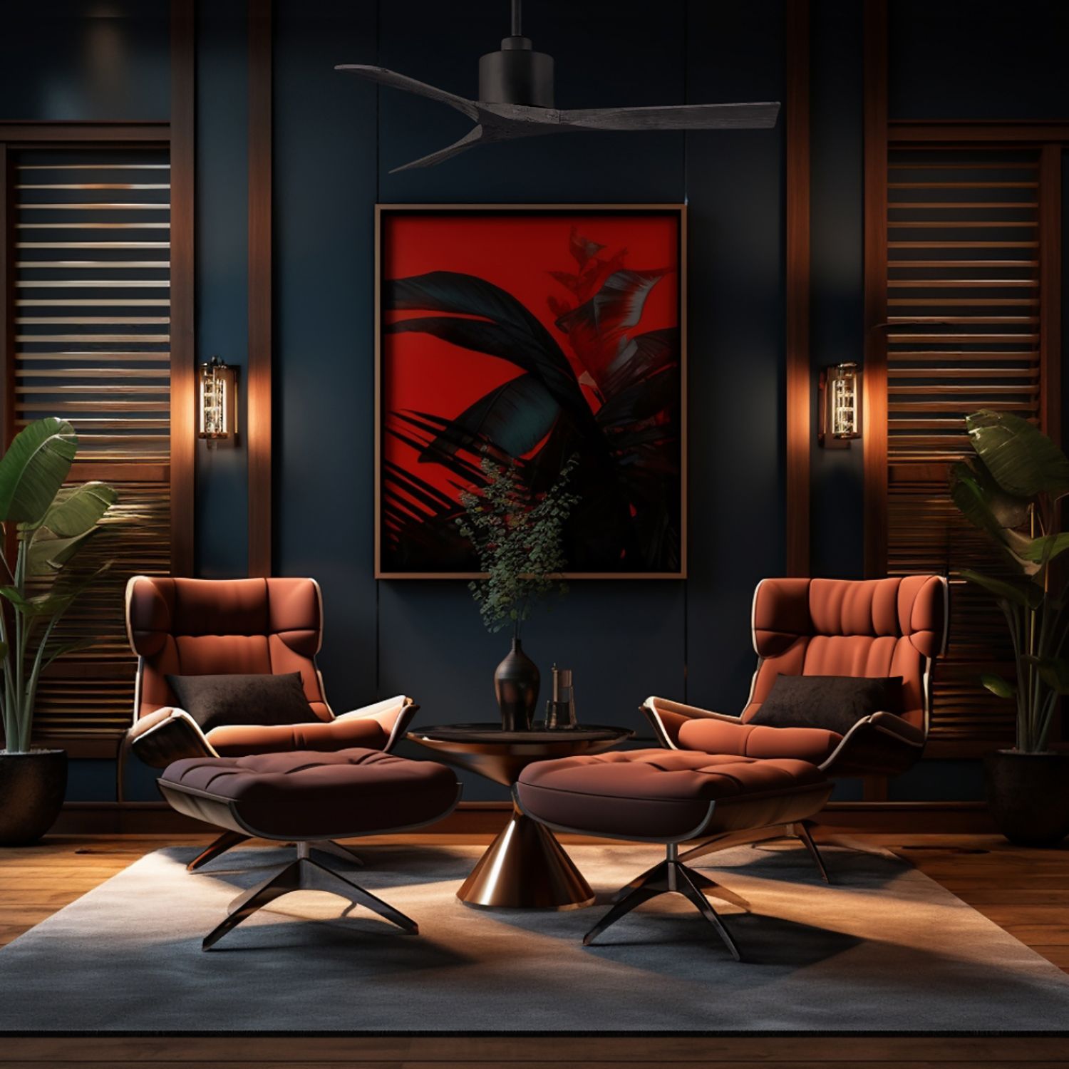 Image 3 52" Matthews Nan Matte Black Outdoor Ceiling Fan with Remote more views