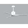 6_52" Matthews Nan Matte White Outdoor Ceiling Fan with Remote more views
