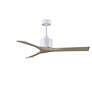 2_52" Matthews Nan White and Gray Ash Outdoor Ceiling Fan with Remote more views
