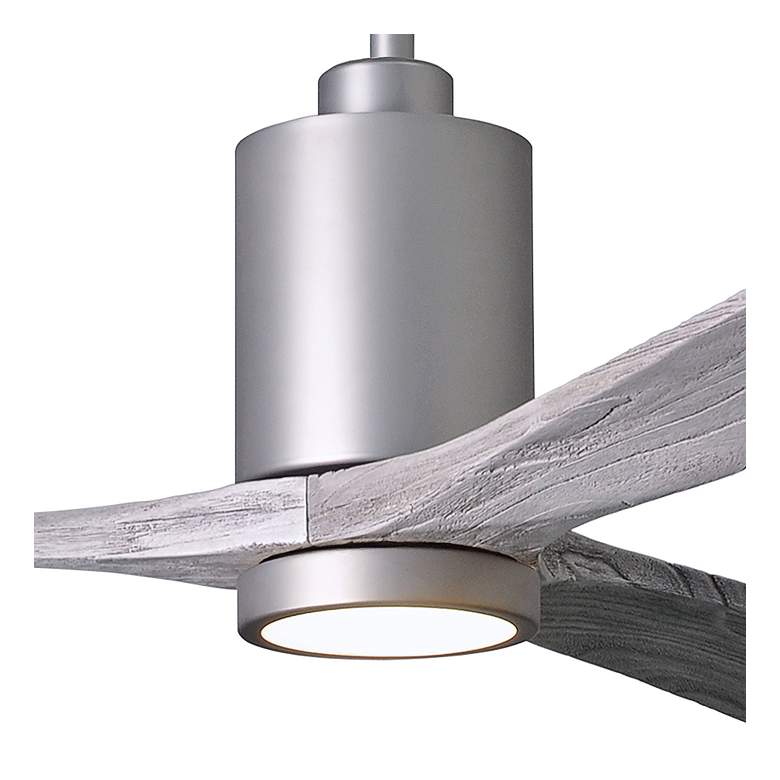 Image 3 52" Matthews Patricia-3 Brushed Nickel LED Damp Fan with Remote more views