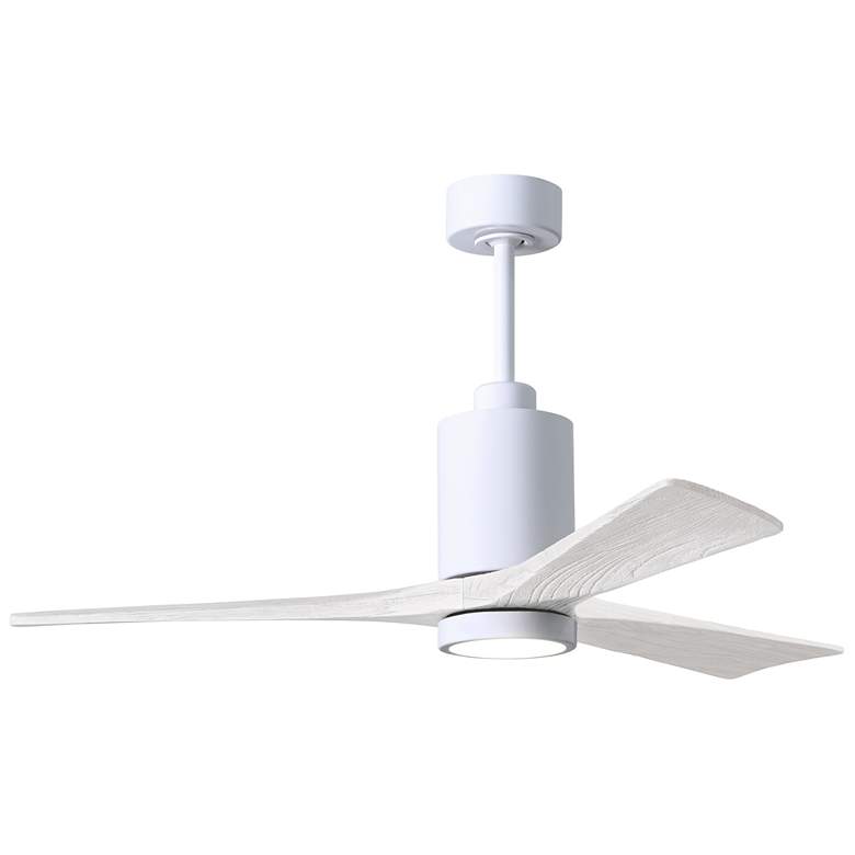 Image 1 52" Matthews Patricia-3 Gloss White LED Ceiling Fan