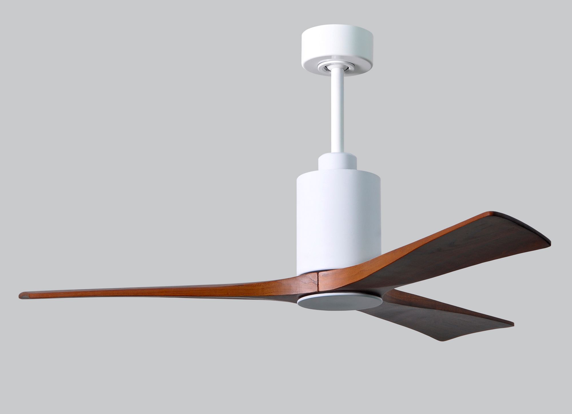 Image 4 52" Matthews Patricia-3 Gloss White Walnut LED Ceiling Fan more views
