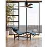 2_52" Matthews Patricia-3 Matte Black Walnut Blades Ceiling Fan more views
