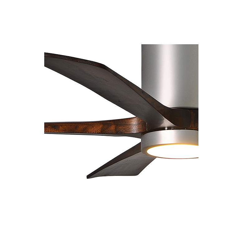 Image 3 52 inch Matthews Patricia-5 Brushed Nickel LED Damp Rated Fan with Remote more views