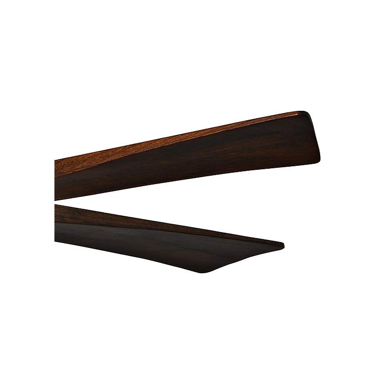 Image 3 52" Matthews Patricia-5 Textured Bronze Damp Rated LED Fan with Remote more views