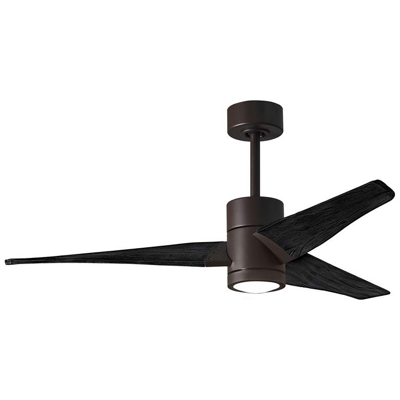 Image 1 52" Matthews Super Janet LED 3-Blade Bronze Ceiling Fan