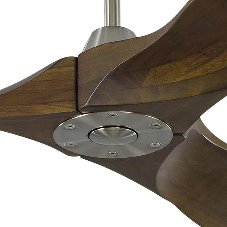 Image 3 52" Maverick II Brushed Steel Damp Ceiling Fan with Remote more views