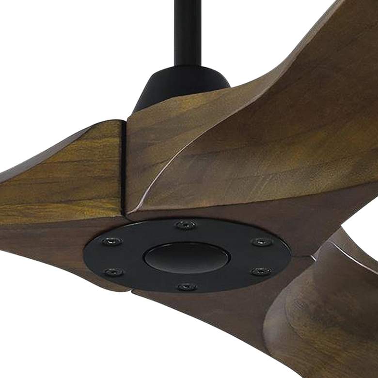 Image 3 52 inch Maverick II Dark Walnut Damp Rated DC Ceiling Fan with Remote more views