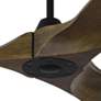 52" Maverick II Dark Walnut Damp Rated DC Ceiling Fan with Remote