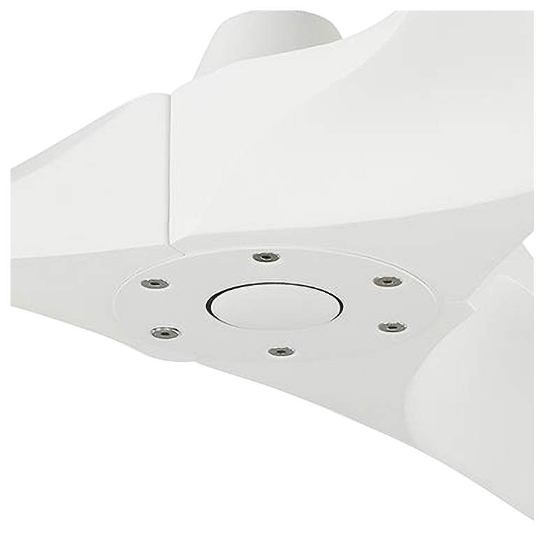 Image 3 52" Maverick II Matte White Damp Rated Fan with Remote more views