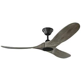 Image2 of 52" Maverick II Pewter Damp Ceiling Fan with Remote