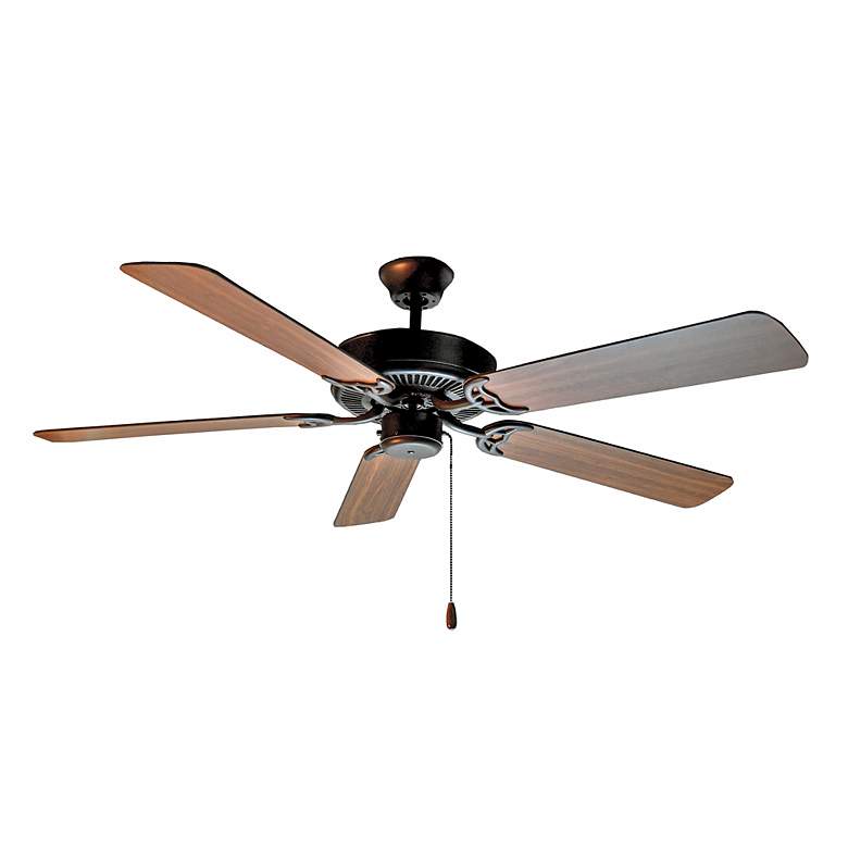 Image 1 52" Maxim Basic-Max Oil-Rubbed Bronze Ceiling Fan