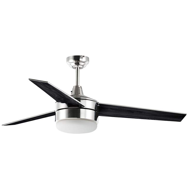 Image 2 52" Maxim Basic-Max Satin Nickel LED Ceiling Fan more views