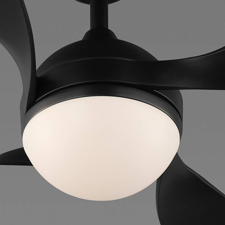 Image 4 52" Maxim Bola Black Indoor Fan w LED Light Kit more views